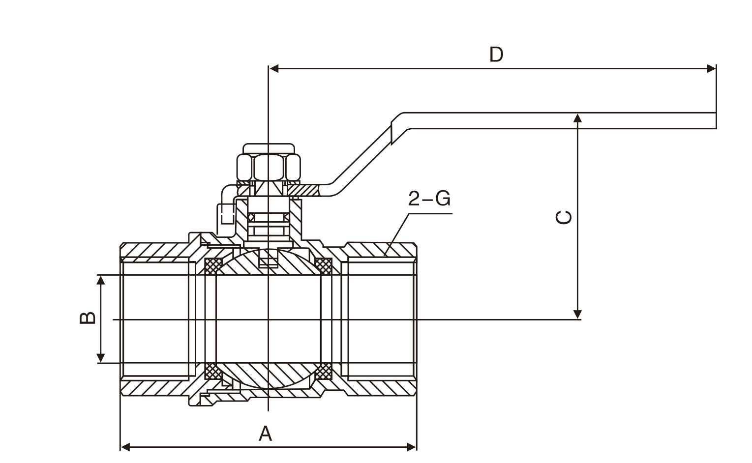 黃銅(tong)絲扣球閥(圖(tu)1)