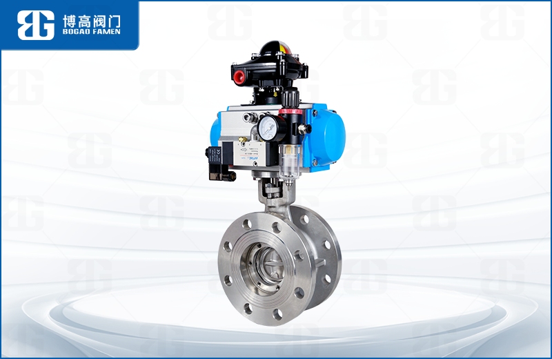 不鏽鋼氣動(dòng)法蘭中線蝶閥