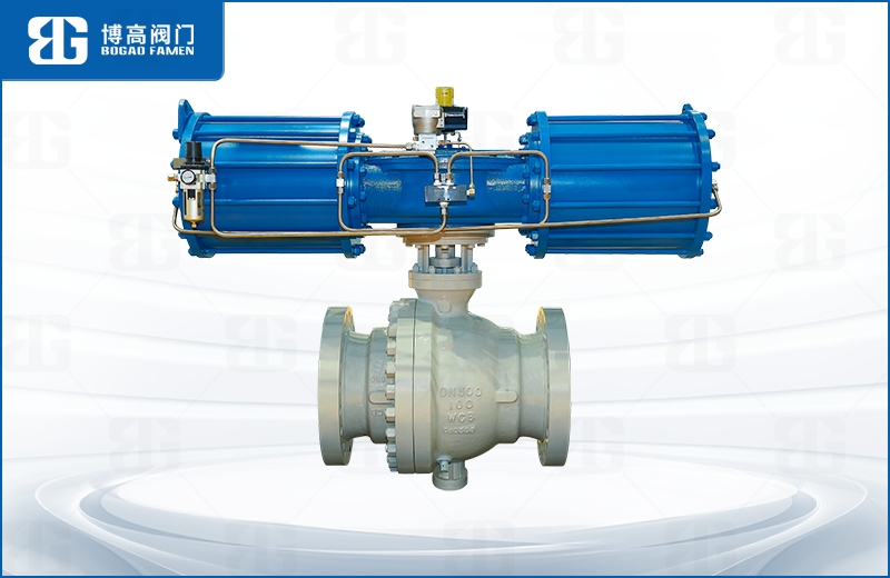 氣動鑄(zhu)鋼固定式球閥